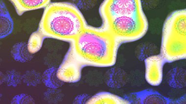 Çiçekli çizim şekli. Kahverengi renkli çiçekler. Düz Çiçek Elementleri Tasarımı. Renkli Bahar Teması çizim şablonu.