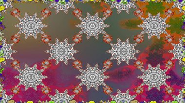 Gri renkli çiçekli kusursuz çiçek deseni. Suluboya tarzında gri renkte çiçekler.