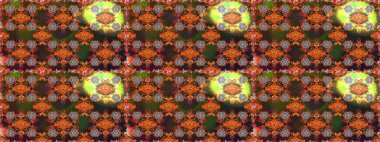 Klasik taslak çizimi. Raster Yumuşak kumaş deseni. Çiçeksel kahverengi, pürüzsüz desen. Raster çiçek izi..