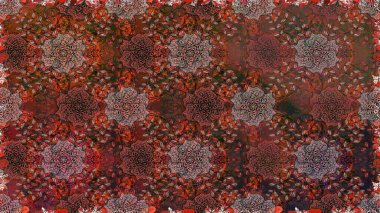 Çiçek desenli duvar kağıdı, desen dolgularını, web sayfası arka planı için kullanılabilir. Stilize çiçek ile Seamless modeli. Süslü zentangle sorunsuz doku, soyut çiçek süs.