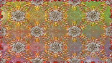 Raster suluboya çiçek deseni, narin çiçekler, kahverengi çiçekler, tebrik kartı şablonu. Raster Güzel kumaş deseni.