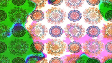 Doğal kozmetik ürünleri, parfüm, çiçekçi dükkanı için bahar ihalesi tasarımı. Paket kağıdı için en iyisi. Yeşil lale çiçekli Raster eskiz deseni. Karşılama ya da düğün geçmişi olarak kullanılabilir.