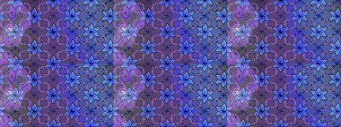 Raster çiçek desenli çiçek deseni, yapraklar, dekoratif elementler, sıçrama, lekeler, el çizimi kontur çizgileri ve Doodle çizim stili, grafik raster çizim çizimi.