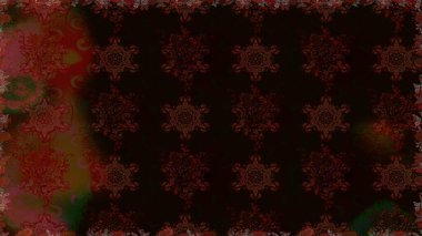 Raster illüstrasyonu. Küçük çiçekteki sevimli çiçek deseni. Siyah renkte çiçekler.