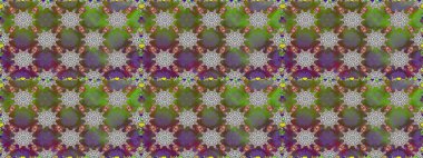 Küçük çiçekteki sevimli çiçek deseni. Soyut çiçek desensiz arkaplan. Raster illüstrasyonu. Gri renklerde. Raster deseni.