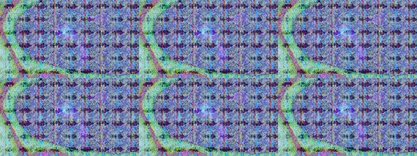 Mavi renklere karalamalar çizilmiş çiçek deseni. Raster illüstrasyonu.