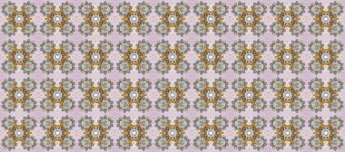 Tarafsız, gri ve bej renklerinde, altın elementli, pürüzsüz desenler. Şam tasarım için kusursuz desen.