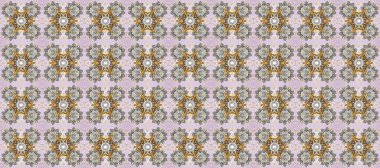 Tarafsız, gri ve bej renklerinde, altın elementli, pürüzsüz desenler. Şam tasarım için kusursuz desen.