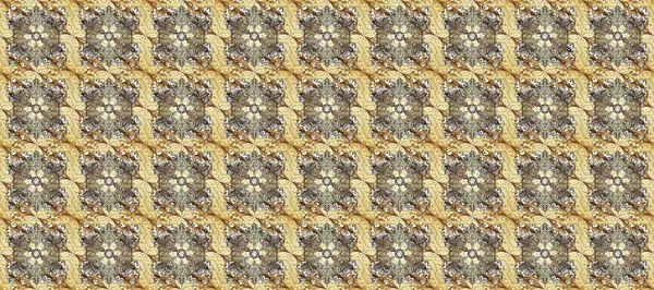 Şam, tasarım için kusursuz desen. Bej, kahverengi ve altın elementli nötr renklerde raster pürüzsüz desen.