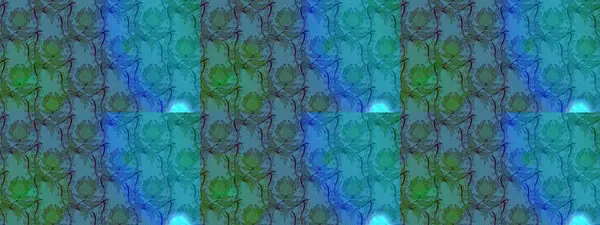 Raster illüstrasyonu. Anti-stres için soyut örnek sayfası. Mavi renklerde.