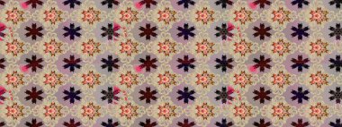 Raster çiçek desenli çiçek deseni, yapraklar, dekoratif elementler, sıçrama, lekeler, el çizimi kontur çizgileri ve Doodle çizim stili, grafik raster çizim çizimi.