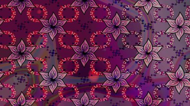 Raster güzel kumaş deseni çiziyor. Çiçek deseni. Düz Çiçek Elementleri Tasarımı. Renkli Bahar Teması çizim şablonu.