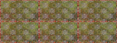 Arkaplan dokusu, duvar kağıdı, kahverengi renkli çiçek teması. Soyut etnik raster kusursuz desen. Kabile sanatı boho baskısı, klasik çiçek arkaplanı.