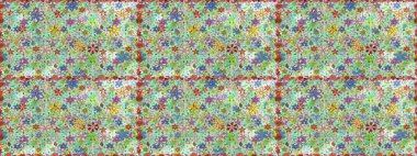 Hediye ambalaj kağıdı, tebrik kartları, posterler ve pankart tasarımı. Tarafsız renklerde çiçekler. Raster düz çiçekleri pürüzsüz desen.