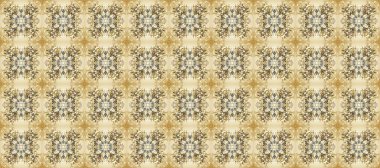 Kusursuz klasik raster altın desenli. Altın elementlerle bej, nötr ve kahverengi renklerde kusursuz desen. Geleneksel oryantasyon süsü. Klasik vintage arkaplan.
