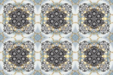 Kış sembolü, Mutlu Noeller, Mutlu yıllar 2019. Soyut duvar kâğıdı, ambalaj dekorasyonu. Raster altın desenli gri, nötr, bej renkler. Altın kar taneleri basit, pürüzsüz desen.