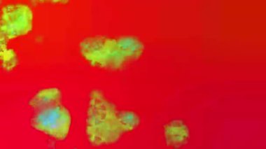 Renkli unsurlarla hareketli arka plan görüntüleri. Çiçekler. Eski model. Bayrak tarzı. Video kaydı. Şablon. Döngü. Kusursuz..