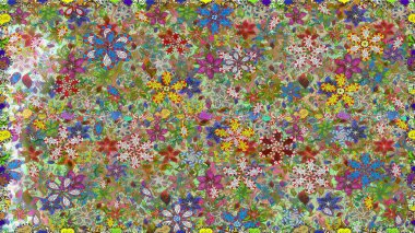 Soyut süper sevimli ve ilginç bir resim.