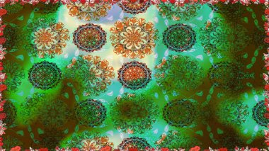 Soyut süper sevimli ve ilginç bir resim.