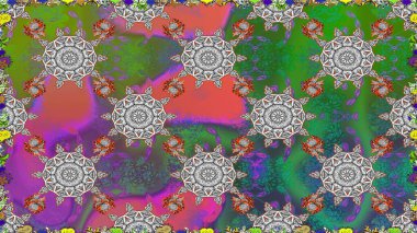 Soyut süper sevimli ve ilginç bir resim.