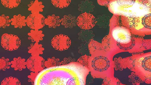 Soyut süper sevimli ve ilginç bir resim.