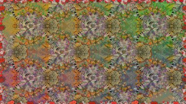 Soyut süper sevimli ve ilginç bir resim.