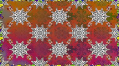 Soyut süper sevimli ve ilginç bir resim.