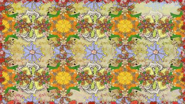 Soyut süper sevimli ve ilginç bir resim.