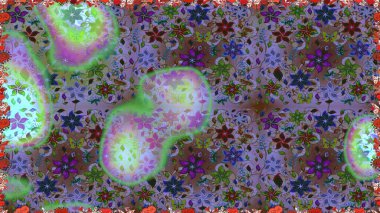 Üst manzara, yumuşak nötr renk tarzı. Sevgililer günü ve tebrik kartı konsepti için şık bir davetiye. Manzaralı çiçek deseni. Çiçek kompozisyonu, el boyası, hassas şablon..