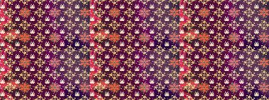 Mor üzerine çiçekler. Eskiz arkaplan modeli. Suluboya, elle çizilmiş. Raster stoku.