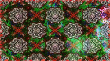 Güzel kumaş deseni. Güzel karalama çiçekleri olan kusursuz çiçek desenleri. Raster illüstrasyonu. Küçük çiçekte sevimli çiçek deseni var..