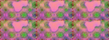 Kumaş, tekstil, duvar kağıdı baskısı için. Miles Fleur, süslü püslü bir süs. Raster illüstrasyonu. Tomurcukları papatya çiçekleri olan sevimli bir çiçek deseni. Kusursuz bir geçmişi var. Antika retro tarzı.