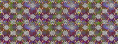 Tropik, dikişsiz çiçek deseni. Gri renkli çiçekler. Raster illüstrasyonu.