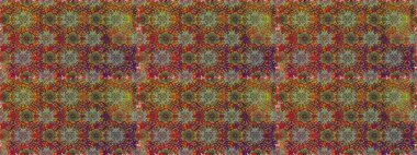 Çiçeksiz desenli arka plan. Düz Çiçek Elementleri Tasarım Raster illüstrasyonu. Renkli Bahar Temalı Kusursuz Arkaplan. Kahverengi renkte çiçekler.