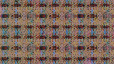 Çiçekli karalama şeklinde Raster çiçek deseni. Nazik, narin çiçek arkaplanı. Kahverengi renkte çiçekler.