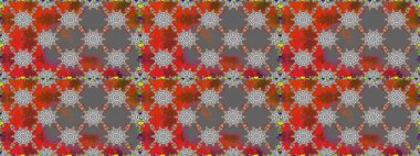 Süslü kumaş deseni. Raster deseni. Çiçekli, suluboya desenli kusursuz çiçek deseni.