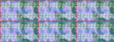 Tarafsız renklerde çiçekler. Renkli Yaz Temalı Kusursuz Arkaplan. Raster Illustrasyon 'da moda olmayan çiçek deseni. Düz Çiçek Elementleri Tasarımı.