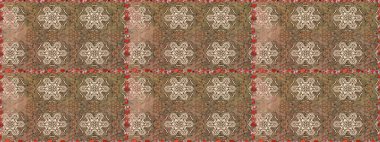 Çiçekli karalama şeklinde Raster çiçek deseni. Kahverengi renkli çiçekler. Nazik, narin çiçek arkaplanı.