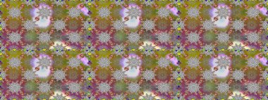 Raster düz çiçekleri pürüzsüz desen. Gri renkli çiçekler. Tasarım hediye paketi, tebrik kartları, posterler ve afiş tasarımı.