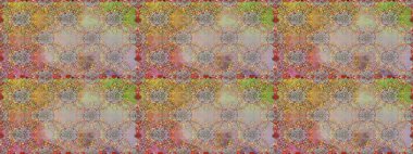 Güzel kumaş deseni. Raster illüstrasyonunda kusursuz çiçek deseni. Raster illüstrasyonu. Bej renklerde.