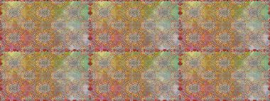 Çiçekli, suluboya desenli kusursuz çiçek deseni. Düz Çiçek Elementleri Tasarımı. Renkli Bahar Temalı Kusursuz Arkaplan. Raster illüstrasyonu. Tarafsız renklerde çiçekler.