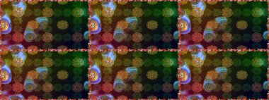 Güzel kumaş deseni. Düz çiçek öğeleri tasarım. Yaz tema Dikişsiz desen arka plan rengi. Trendy sorunsuz çiçek deseni içinde Raster illüstrasyon.