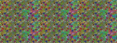 Şatafatlı bahar bahçesi dokusu. Yeşil renklerde çiçeksiz. Yeşil renkli çiçekler. Çiçek deseni. Raster illüstrasyonu.