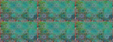 Raster Çiçek İllüstrasyonu güzel tekstil. Yeşil renkli etnik çiçeklerle kusursuz bir desen..