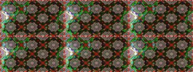 Şirin çiçek elementleri. Kusursuz. Raster illüstrasyonu. Gri renkli çiçekler.