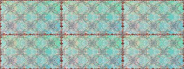 Kızılderili desenli desenli desenli şal deseni. Tekstil, tebrik kartı, boyama kitabı, telefon kılıfı baskısı için kullanılabilir. Raster Henna dövme stili. Etnik Mandala süsü.