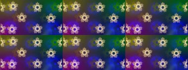 Kar Tanesi raster ikonu arka plan mavi, yeşil ve mor renkli. Kış Noel 'inde kar bembeyaz kristal element. Raster. Xmas Frost kar taneleri izole edilmiş siluet sembolü. Meteoroloji buz koleksiyonu