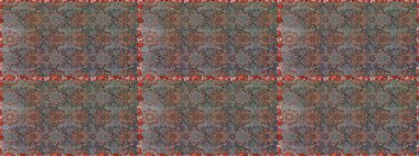 Çiçeksiz desenli arka plan, darbeler, sıçramalar, yaz çiçekleri. Raster illüstrasyonu. Gri renkli çiçekler.