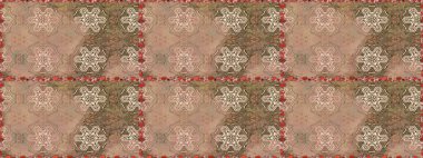 Bej el çizimi desen. Raster deseni. Karalama çiçekleri kusursuz desen. Sanat bej rengi çiçeklere ilham verir ve arkaplan bırakır.