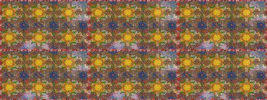 Moda baskısı. Dekorasyon ve tasarım için güzel bir desen. Çiçeğin suluboya çizimlerinin mükemmel deseni. Suluboya desensiz çiçek buketi. Ayarlanmış.